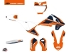 Kit Déco Moto Cross DNA KTM 65 SX Bleu