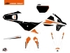 KTM 85 SX Dirt Bike DNA Graphic Kit White