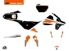 Kit Déco Moto Cross DNA KTM 85 SX Blanc