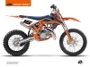 Kit Déco Moto Cross DNA KTM 85 SX Bleu