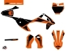 Kit Déco Moto Cross DNA KTM SX-E 5 Orange