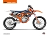 Kit Déco Moto Cross DNA KTM 250 SXF Bleu