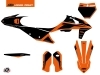 KTM 250 SXF Dirt Bike DNA Graphic Kit Orange