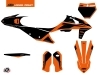 KTM 450 SXF Dirt Bike DNA Graphic Kit Orange