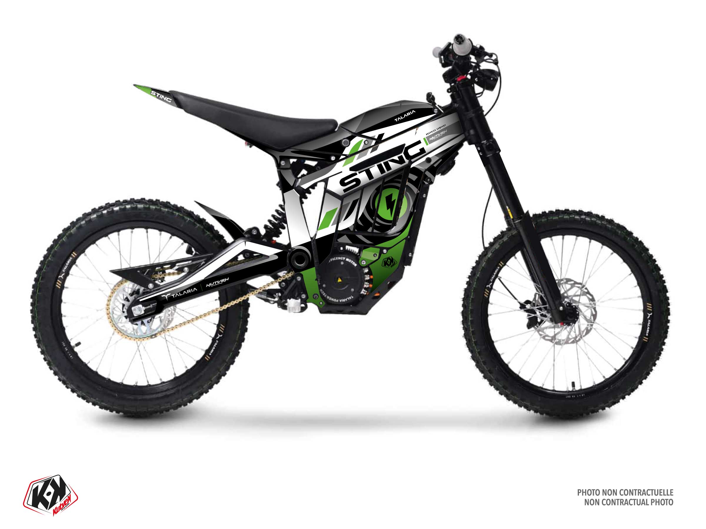 Talaria Sting Dirt Bike Eko Graphic Kit Green