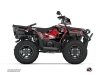 Kit Déco Quad Elka Polaris 450 Sportsman Gris Rouge