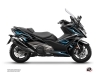 Kit Déco Maxiscooter Energy Kymco AK 550 Noir Bleu