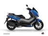 Kit Déco Maxiscooter Energy Yamaha NMAX 125 Bleu Noir