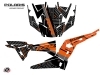 Polaris RZR XP 1000 UTV Epik Graphic Kit Orange