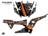 Polaris RZR XP Turbo UTV Epik Graphic Kit Orange