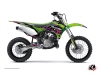 Kit Déco Moto Cross Eraser Kawasaki 110 KLX Vert