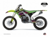 Kawasaki 125 KX Dirt Bike Eraser Graphic Kit Green LIGHT