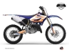 Yamaha 125 YZ Dirt Bike Eraser Graphic Kit Blue Orange LIGHT