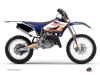 Yamaha 125 YZ Dirt Bike Eraser Graphic Kit Blue Orange