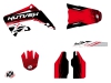 Honda 125 CR Dirt Bike Eraser Graphic Kit Red White LIGHT