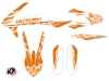 KTM 125 SX Dirt Bike Eraser Graphic Kit Orange LIGHT