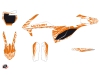 KTM 125 SX Dirt Bike Eraser Graphic Kit Orange