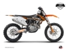 Kit Déco Moto Cross Eraser KTM 125 SX Orange Noir LIGHT