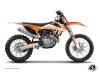 KTM 125 SX Dirt Bike Eraser Graphic Kit Orange