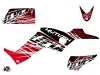 Kymco 300 MAXXER ATV Eraser Graphic Kit Red White