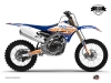 Yamaha 450 YZF Dirt Bike Eraser Graphic Kit Blue Orange LIGHT