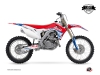 Kit Déco Moto Cross Eraser Honda 250 CRF Rouge Bleu LIGHT