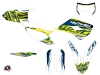 Husqvarna 250 FE Dirt Bike Eraser Graphic Kit Yellow Blue