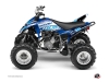 Kit Déco Quad Eraser Yamaha 250 Raptor Bleu