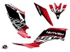 Yamaha 250 Raptor ATV Eraser Graphic Kit Red White