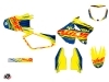 Suzuki 250 RM Dirt Bike Eraser Graphic Kit Blue Yellow