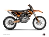 KTM 250 SX Dirt Bike Eraser Graphic Kit Orange Black