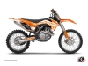 Kit Déco Moto Cross Eraser KTM 250 SX Orange