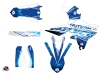 Yamaha 250 WRF Dirt Bike Eraser Graphic Kit Blue LIGHT