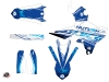 Kit Déco Moto Cross Eraser Yamaha 250 WRF Bleu LIGHT