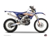 Yamaha 250 WRF Dirt Bike Eraser Graphic Kit Blue Orange