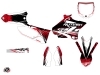 Kit Déco Moto Cross Eraser Yamaha 250 YZ Rouge Blanc