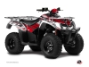 Kymco 300 MXU R ATV Eraser Graphic Kit Red White