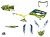 Kit Déco Moto Cross Eraser Husqvarna 300 TE Jaune Bleu