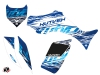 Kit Déco Quad Eraser Yamaha 350-450 Wolverine Bleu