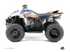 Yamaha 350-450 Wolverine ATV Eraser Graphic Kit Blue Orange