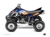 Yamaha 350 Raptor ATV Eraser Graphic Kit Blue Orange