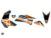 KTM 450-525 SX ATV Eraser Graphic Kit Blue Orange
