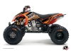 KTM 450-525 SX ATV Eraser Graphic Kit Orange Black