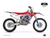 Kit Déco Moto Cross Eraser Honda 450 CRF Rouge Bleu LIGHT