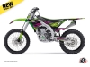 Kawasaki 450 KXF Dirt Bike Eraser Graphic Kit Green