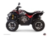 Kit Déco Quad Eraser Kymco 450 MAXXER Rouge Blanc