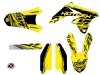 Suzuki 450 RMZ Dirt Bike Eraser Graphic Kit Yellow Black LIGHT