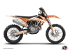 KTM 450 SXF Dirt Bike Eraser Graphic Kit Orange