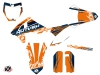 KTM 50 SX Dirt Bike Eraser Graphic Kit Blue Orange