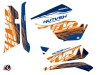 Kit Déco Quad Eraser Yamaha 550-700 Grizzly Bleu Orange